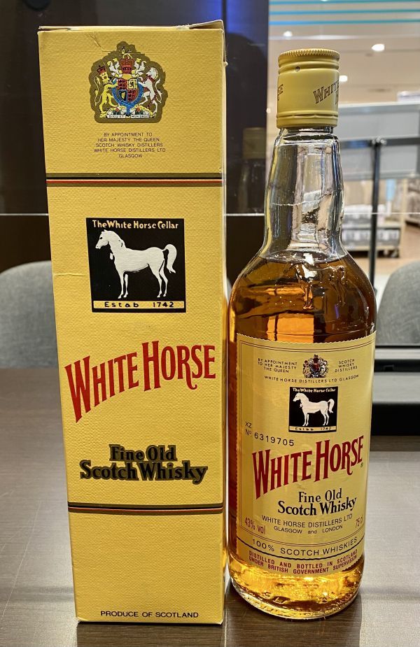 1円~WHITE HORSE Scotch Whisky ホワイトホース ティンキャップ
