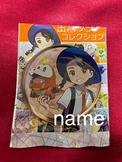 ポケモン★缶バッジコレクション★パルデア★アオイ(主人公)&ホゲータ ポケモン☆缶バッジコレクション☆パルデア☆アオイ(主人公)&ホゲータ