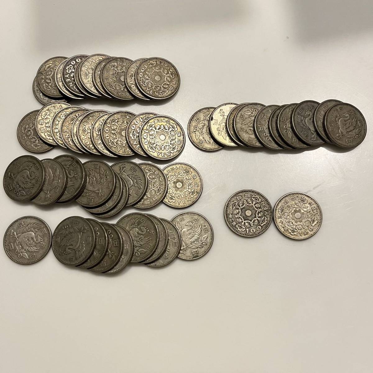 鳳凰100円銀貨 | 昭和33年11枚 Yahoo!オークション -「 鳳凰100円銀貨 