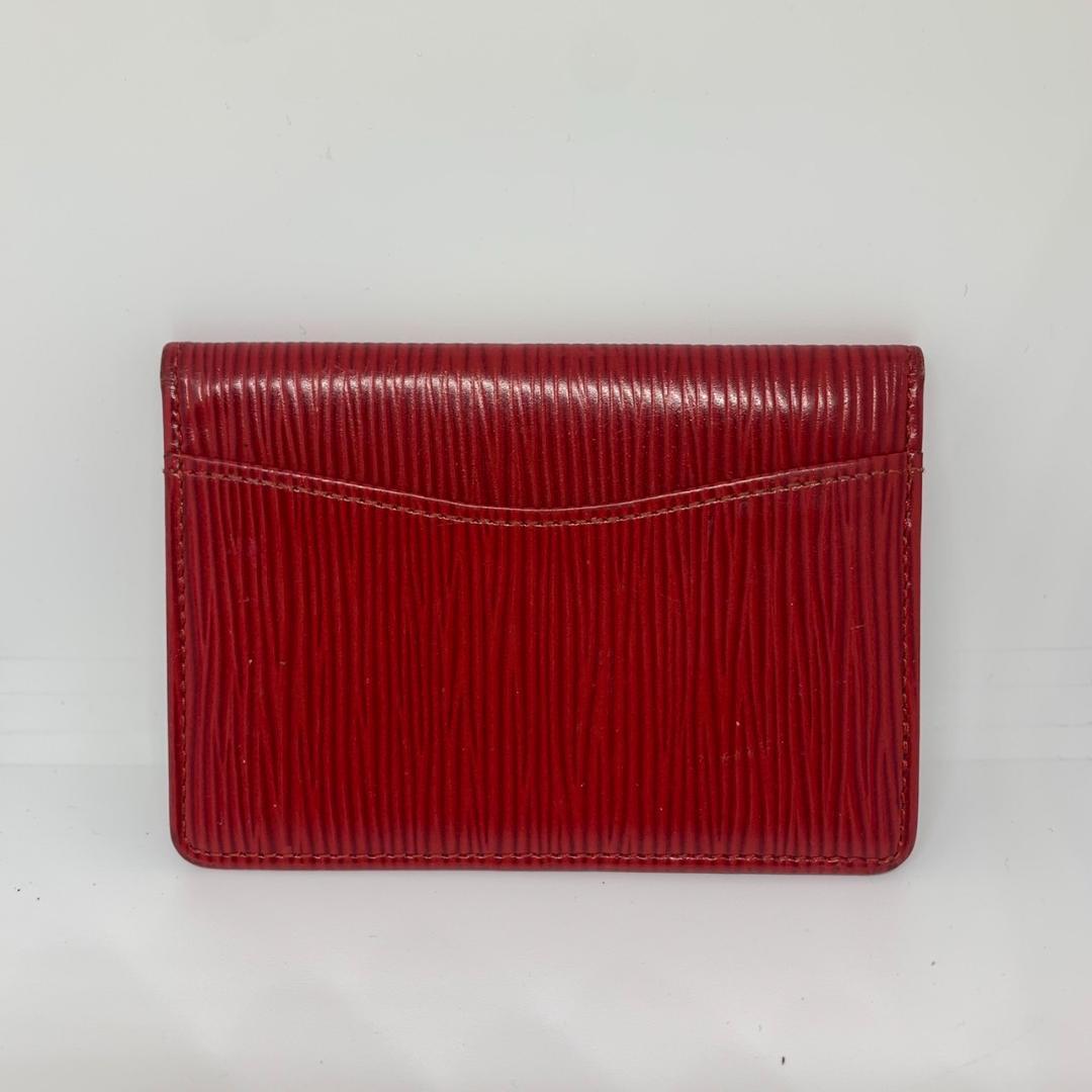 LOUIS VUITTON ルイヴィトン エピ カードケース レッド パスケース