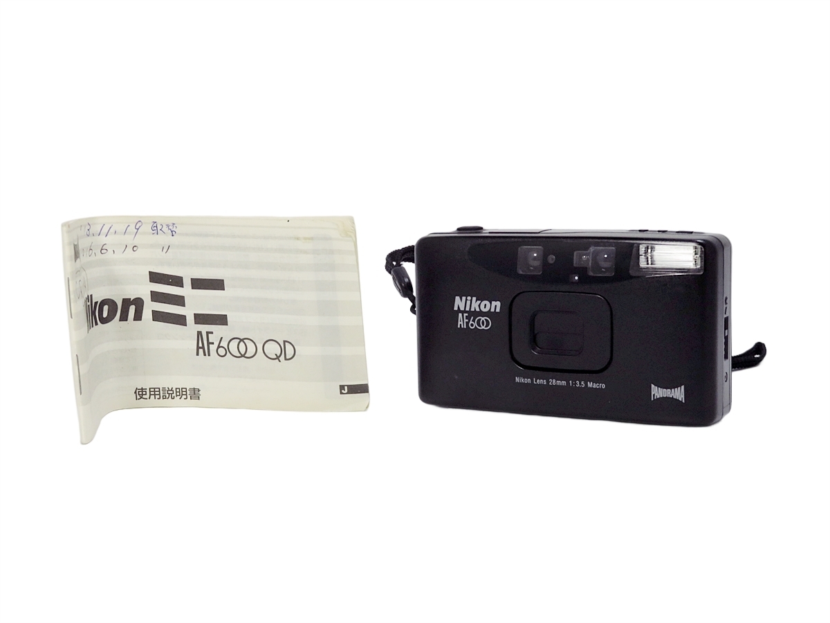 説明書付き】Nikon AF600 QD Lens 28mm 1:3.5 Macro PANORAMA ニコン