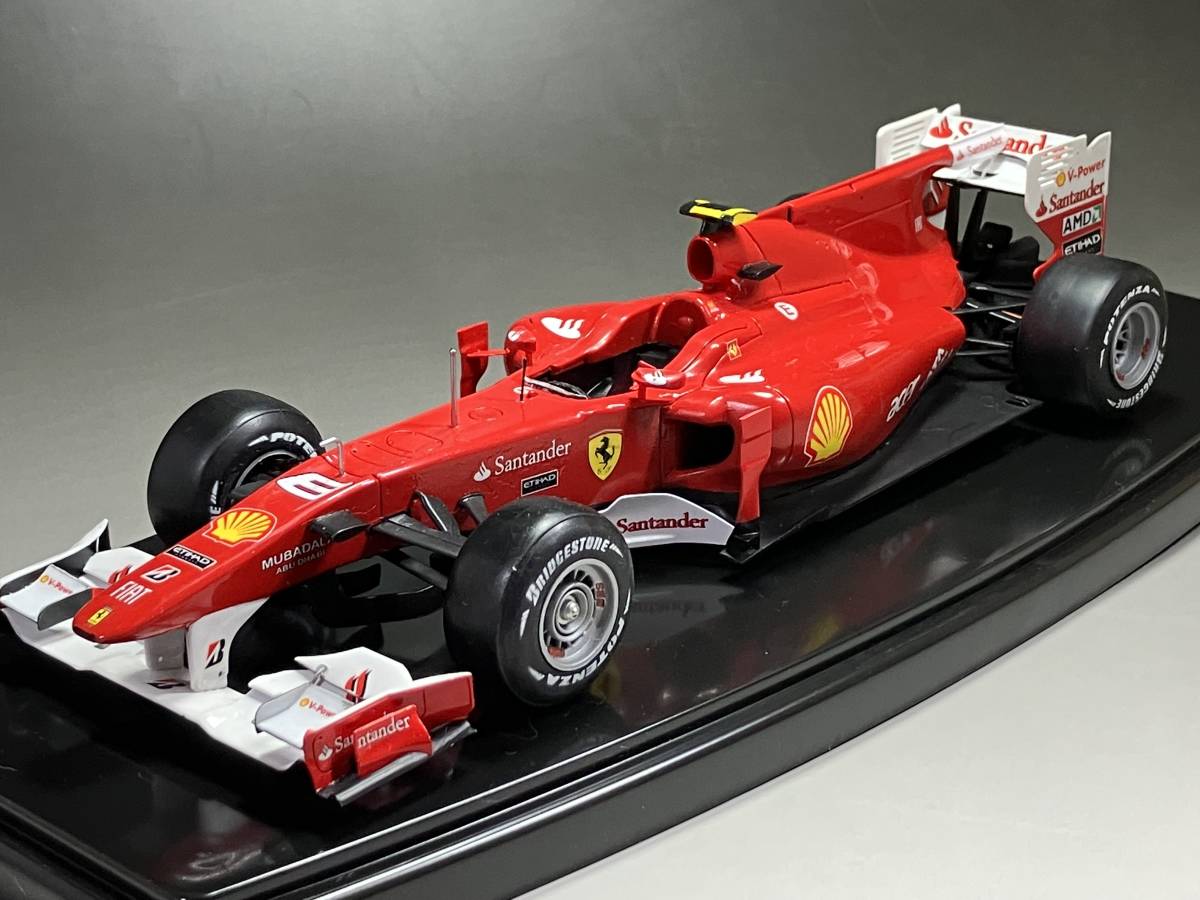 フジミ 1/20 フェラーリ F10 F.アロンソ仕様 組立完成品 クリアケース 