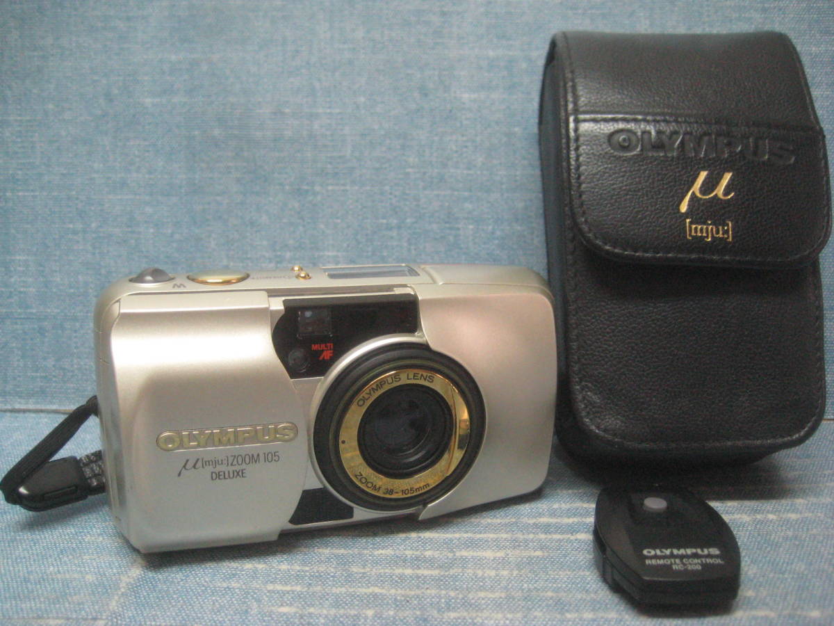 必見です OLYMPUS オリンパス μ miu ZOOM 105 DELUXE リモコン付き