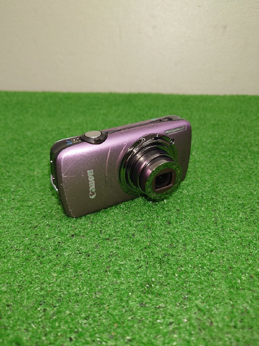 ♪1373　ジャンク品　コンパクトデジタルカメラ　Canon　キャノン　IXY DIGITAL 930 IS　パープル