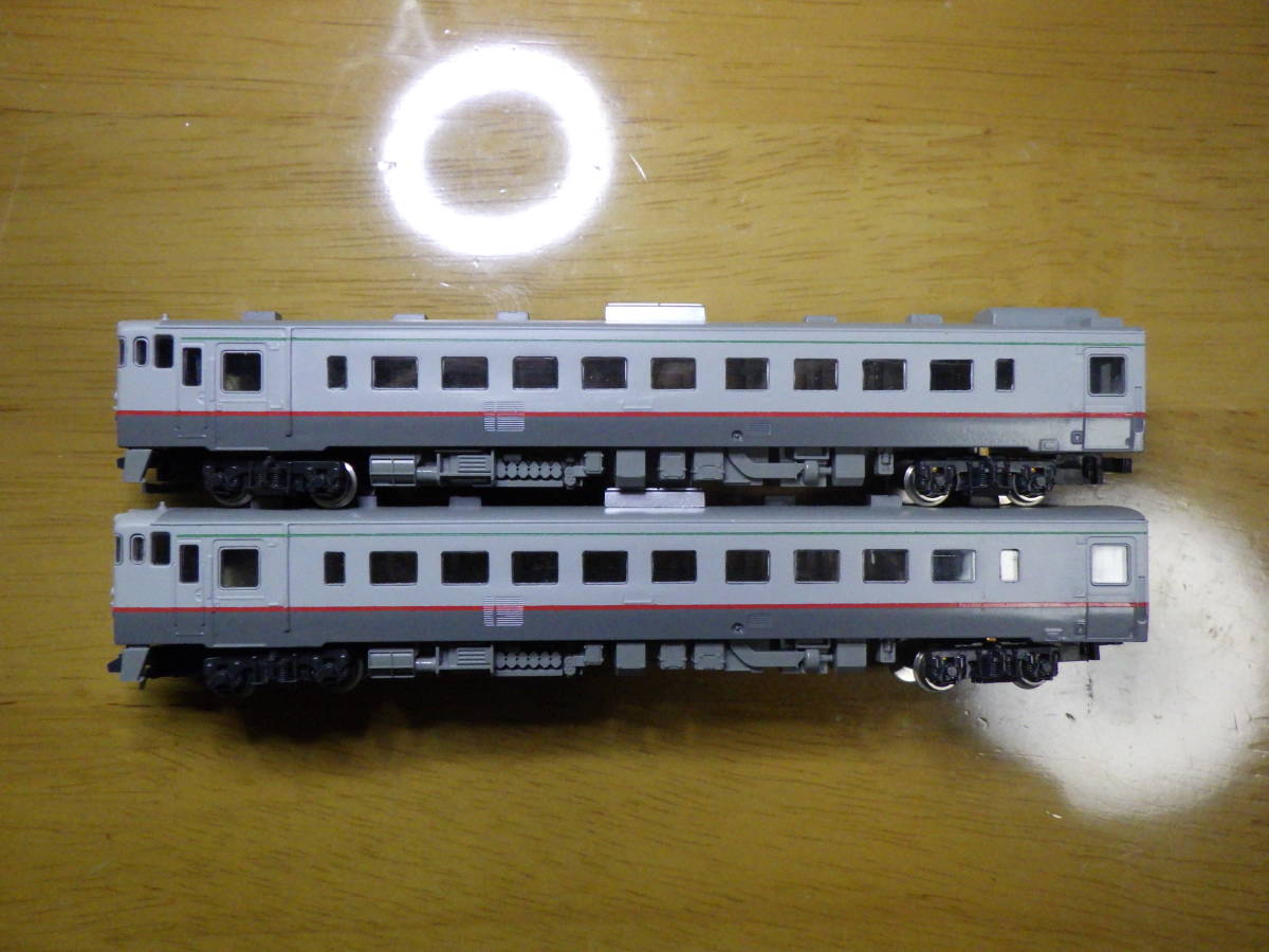 ジャンク No.17　金属製　KATO改造　JR北海道　キハ480　2両　T車　　　　　　　急行 利尻　宗谷　　　キハ48　キハ40　