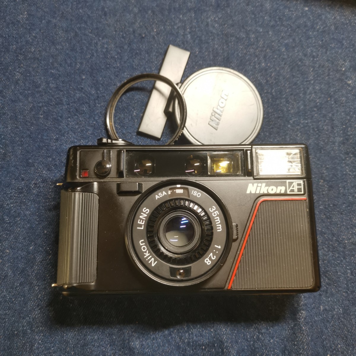 『動作確認済み』Nikon L35AF ISO1000 コンパクトフィルムカメラ 動作確認済 Nikon L35AF ピカイチ ISO1000 コンパクトフィルムカメラ