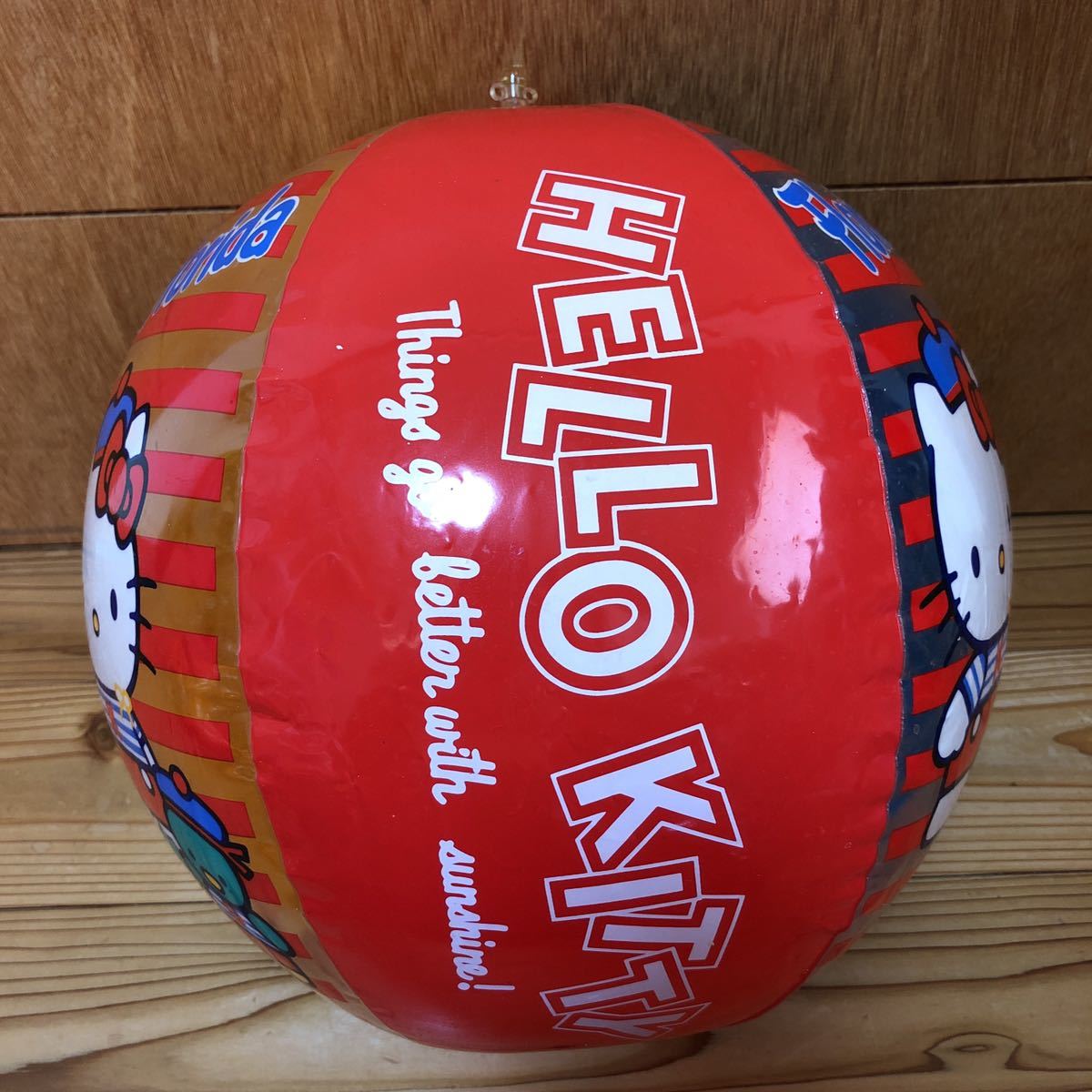 ビーチボール ハローキティ 50cm タカラ 日本製 空ビ サンリオ (ビーチ 