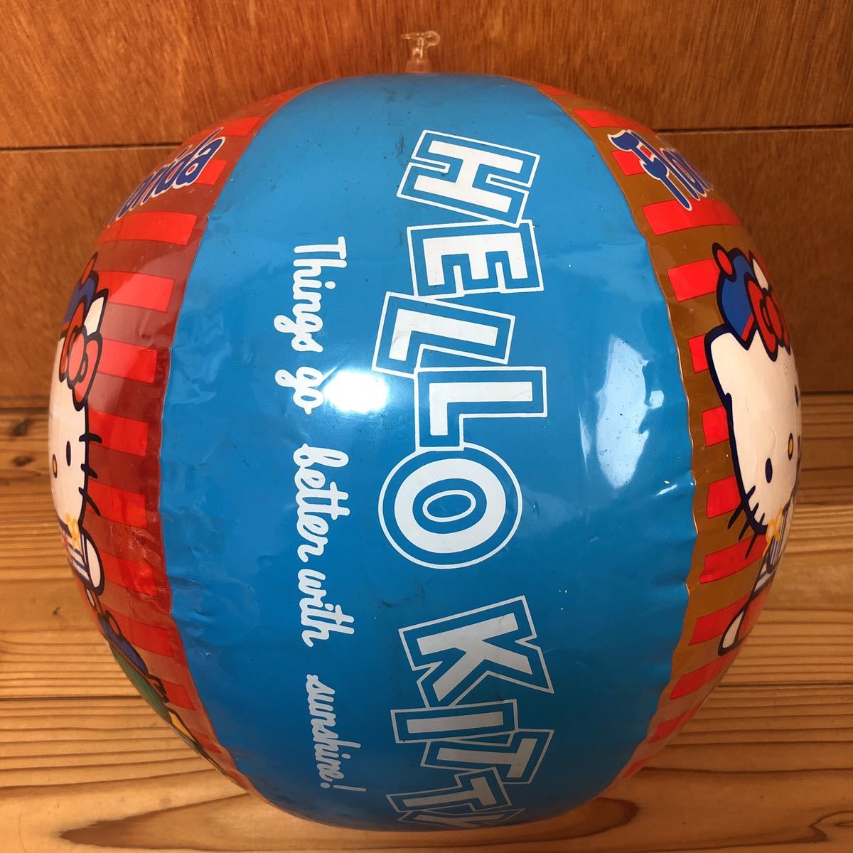 ビーチボール ハローキティ 50cm タカラ 日本製 空ビ サンリオ (ビーチ 