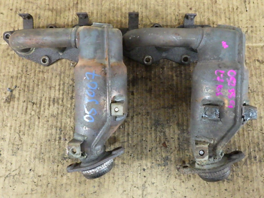 [石] ダイハツ EFSE 触媒2個セット 棚落ち無 コア用 ■ L710S ロジウム パラジウム ジャンク品 053007/052359 ■