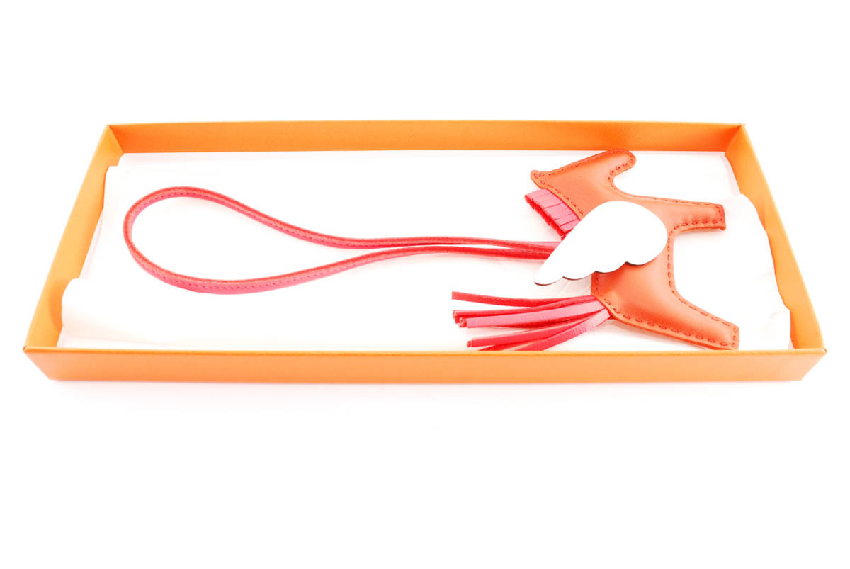 1円〜美品 HERMES エルメス ペガサスPM バッグチャーム アクセサリー 