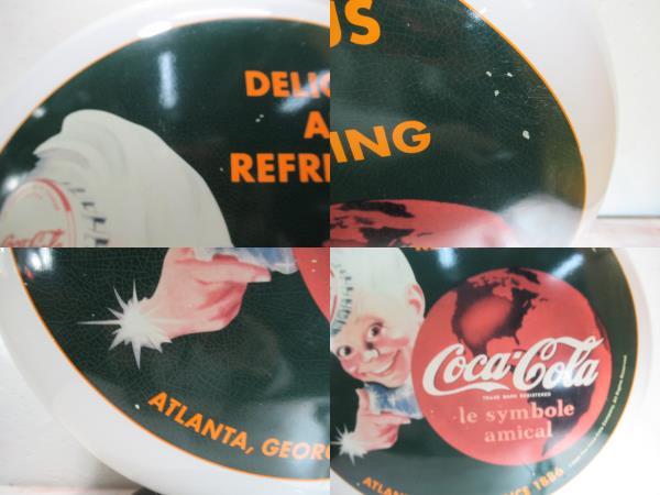 コカ・コーラ Coca・Cola ガソライト ガスランプ 看板 ボタン 丸型
