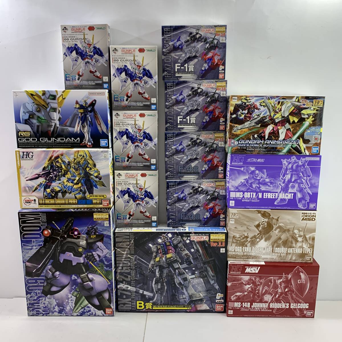 100%新品，限定SALE 15357 ガンプラ 16点まとめ 重複あり 一番くじ/B賞/E賞/F賞 ガンダムアニマリゼ/ザク/ゲルググ/リック ドム/ゴッドガンダム/他(ガンダム)｜売買されたオークション情報、yahooの商品情報をアーカ その他