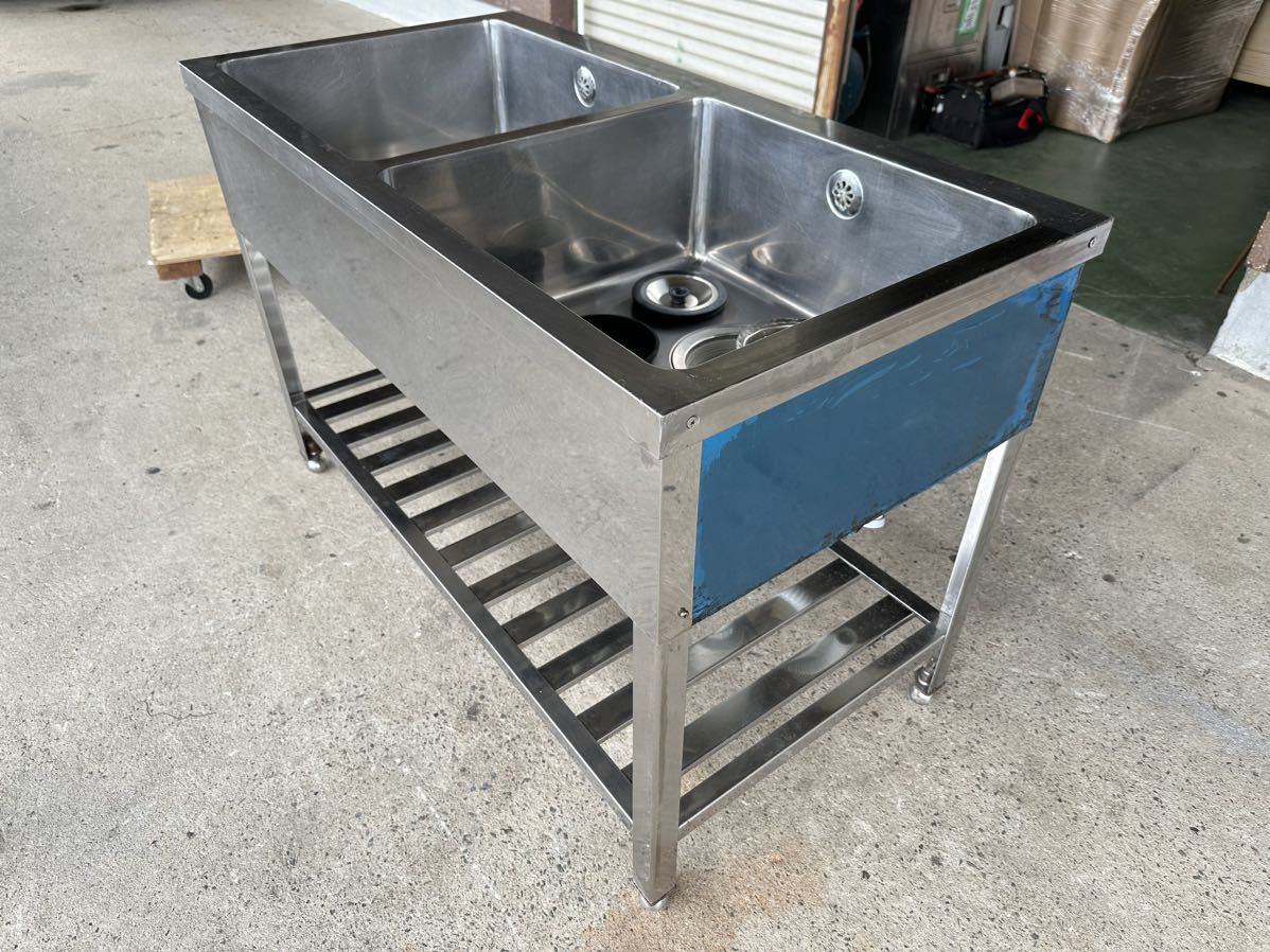大型業務用ステンレスシンク 引取りOK☆業務用 ステンレス シンク