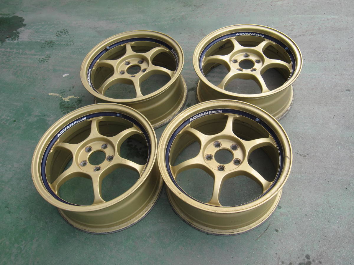 ☆ ADVAN アドバン レーシング 16×7J スバル インプレッサ 4本 ☆ ADVAN アドバンレーシング Racing アルミホイール 売切りYOKOHAMA S660真っ赤なボディに映えるブラックカラー!アドバンレーシング