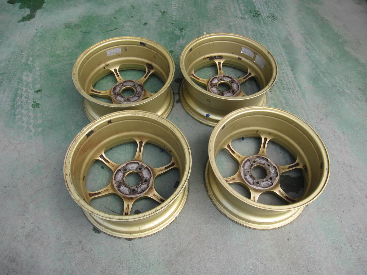 ☆ ADVAN アドバン レーシング 16×7J スバル インプレッサ 4本 ☆ ADVAN アドバンレーシング Racing アルミホイール 売切りYOKOHAMA S660真っ赤なボディに映えるブラックカラー!アドバンレーシング