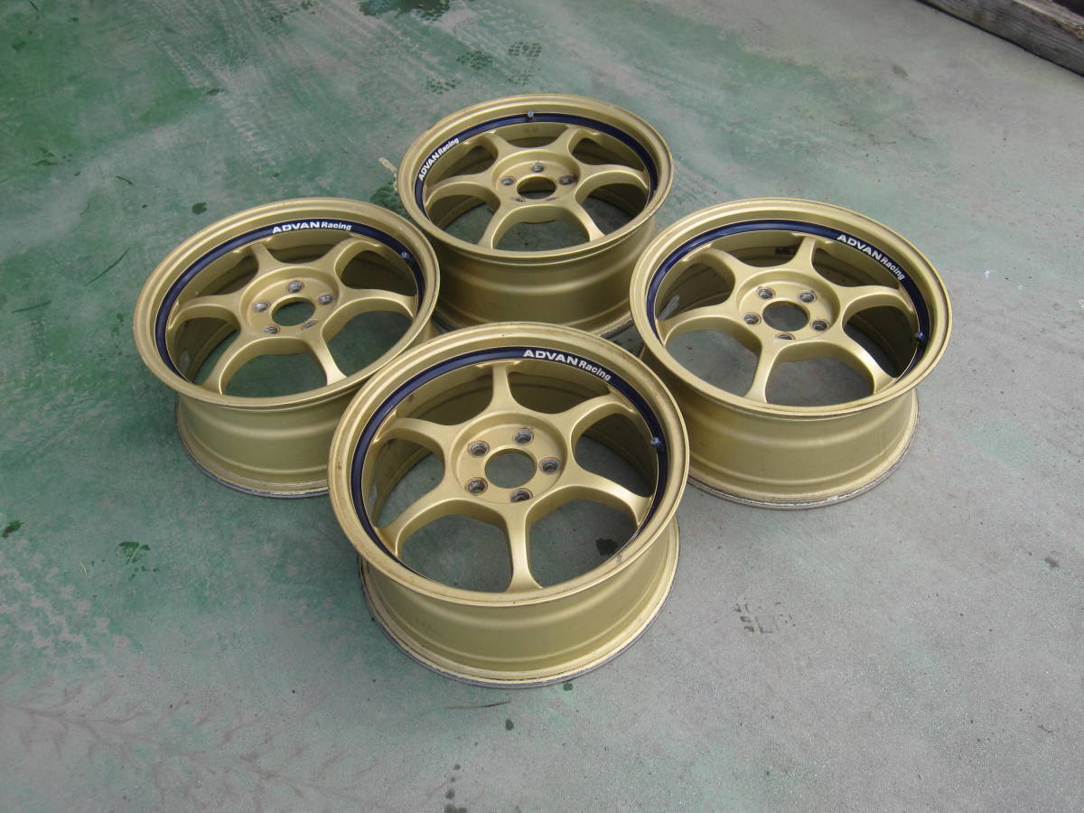 ☆ ADVAN アドバン レーシング 16×7J スバル インプレッサ 4本 ☆ ADVAN アドバンレーシング Racing アルミホイール 売切りYOKOHAMA S660真っ赤なボディに映えるブラックカラー!アドバンレーシング