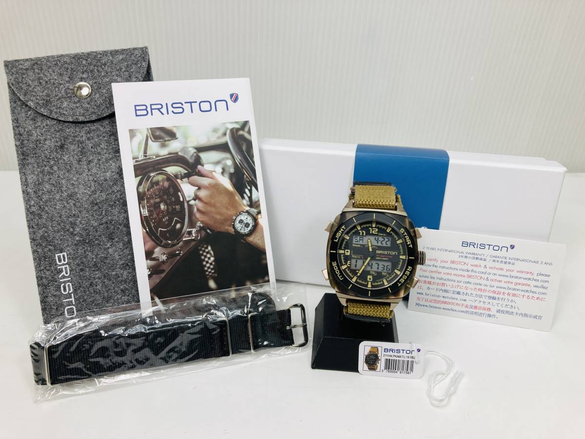 Briston Streamliner Adventure Analog⁄Digital NEW 腕時計 eBay 