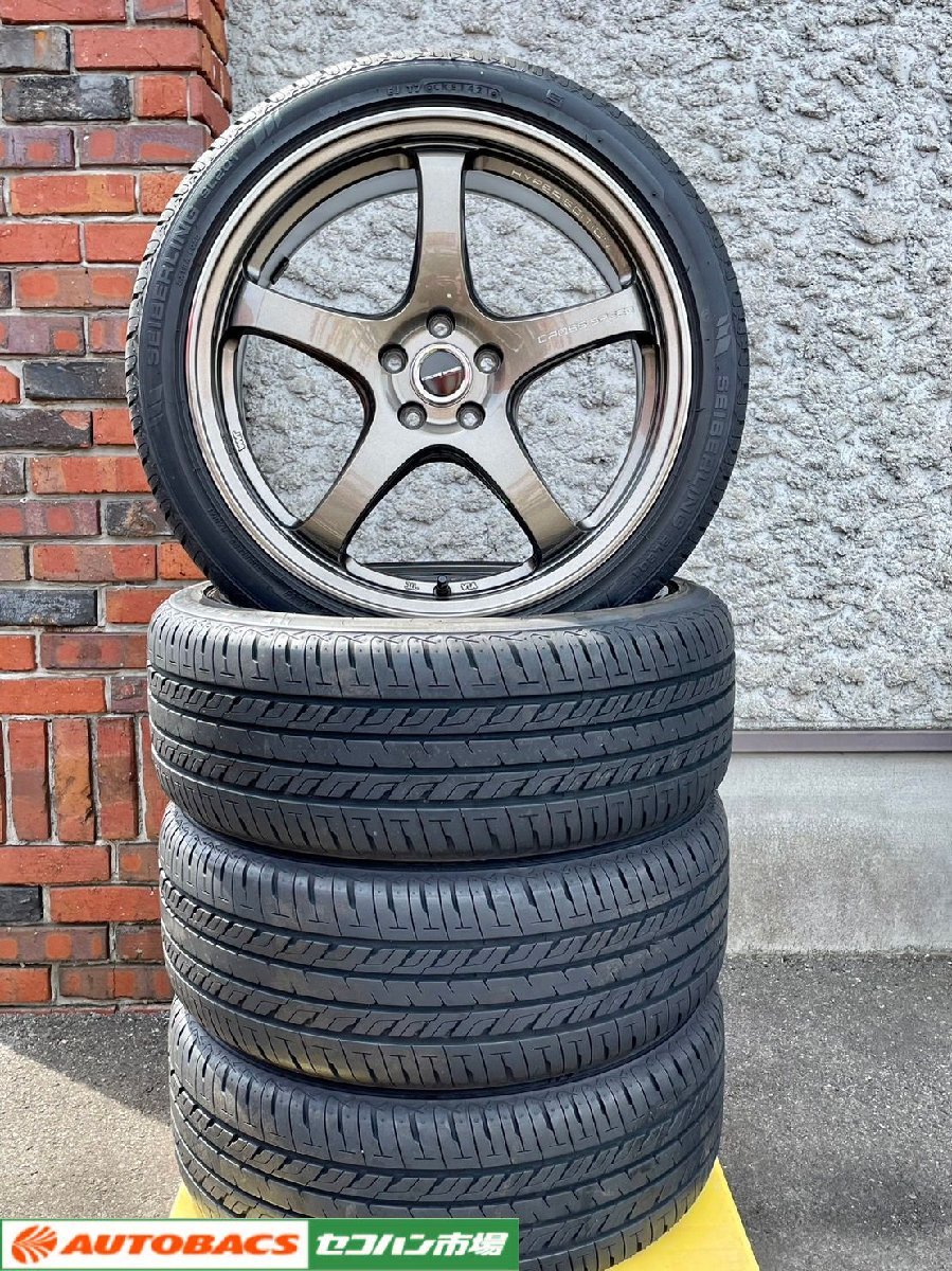 86/BRZ用18インチ】クロススピードCR5 1875+48 5H100 +225/40R18 