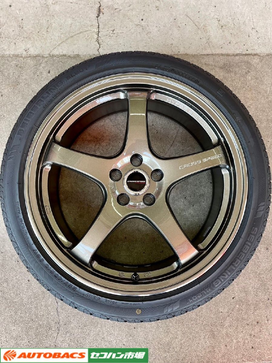 86/BRZ用18インチ】クロススピードCR5 1875+48 5H100 +225/40R18 