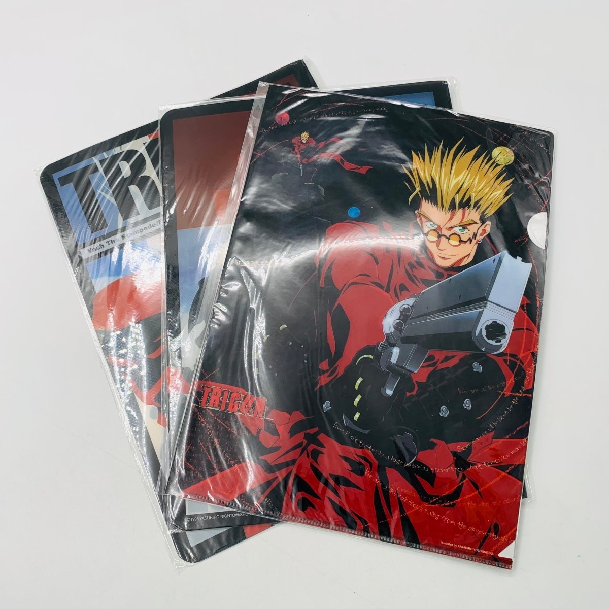 新品未開封 トライガン TRIGUN クリアファイル クイックファイル 