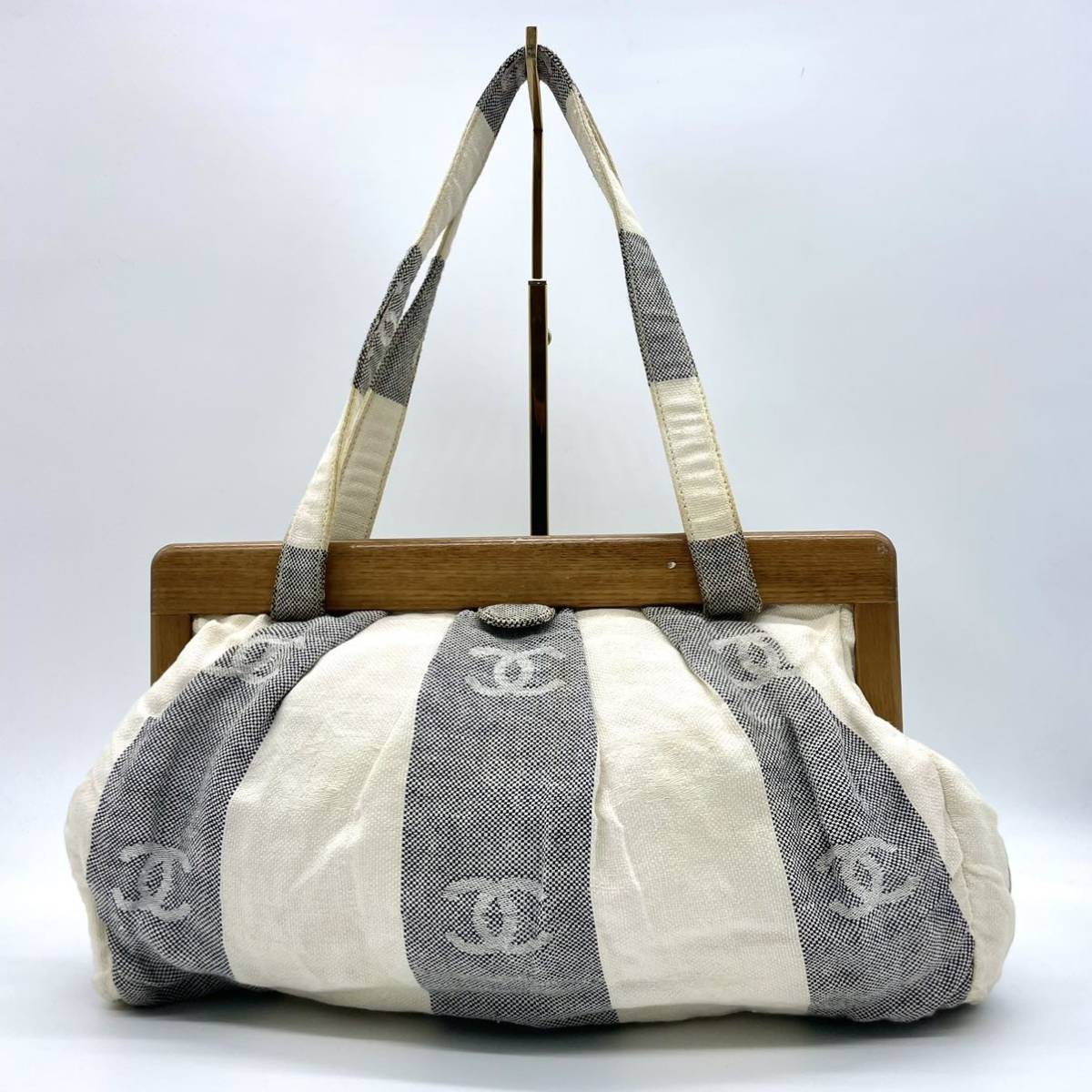 1円【希少】CHANEL/シャネル ココマーク ハンドバッグ トートバッグ 