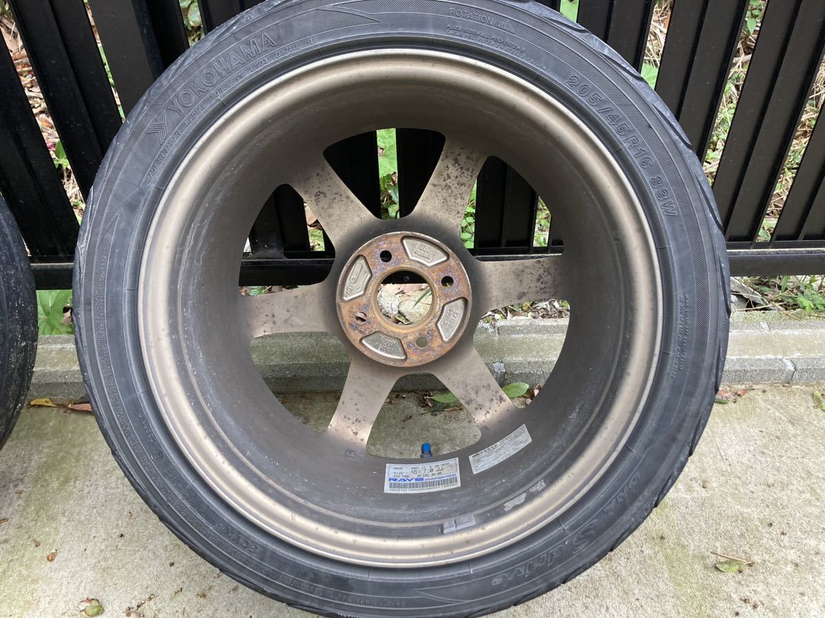 RAYS レイズ VOLK ボルクレーシング TE37 16インチ 7J OFF+42 4H