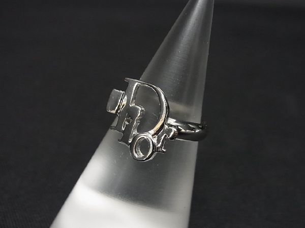 Dior ロゴリング 1円 Christian Dior クリスチャンディオール ロゴ 
