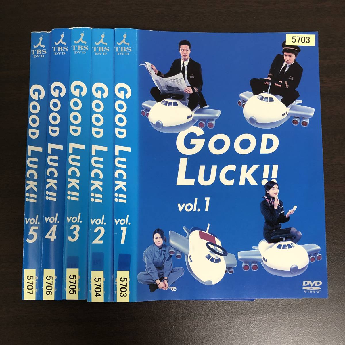 GOOD 木村拓哉 LUCK!! 全巻セット DVD 全5巻 レンタル版DVD 全5
