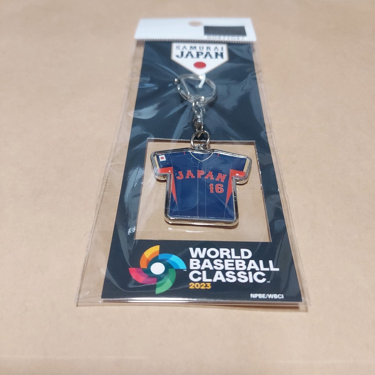 WBC 大谷翔平 侍ジャパン ユニフォームキーホルダー ビジター 
