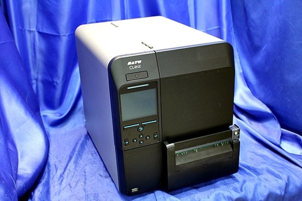 SATO/サトー バーコード/ラベルプリンタ ★スキャントロニクス CL4NX-J 08/8dot/mm(203dpi) 感熱・熱転写方式/カッターユニット付 43513Y