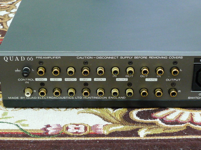 プリアンプ クォード 0 QUAD 同時出品中□□033834014J□□ □□QUAD