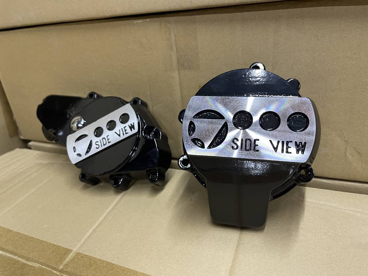 中古美品CBX サイドビュー 黒 ダイナモ ポイントカバー/SIDE VIEW 