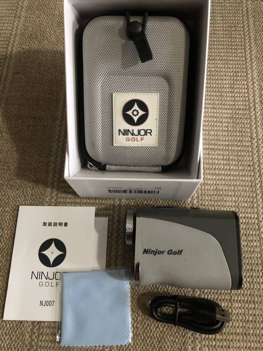 NINJOR GOLF レーザー距離計 NINJOR GOLF ゴルフ シルバー NJ+PRO 名