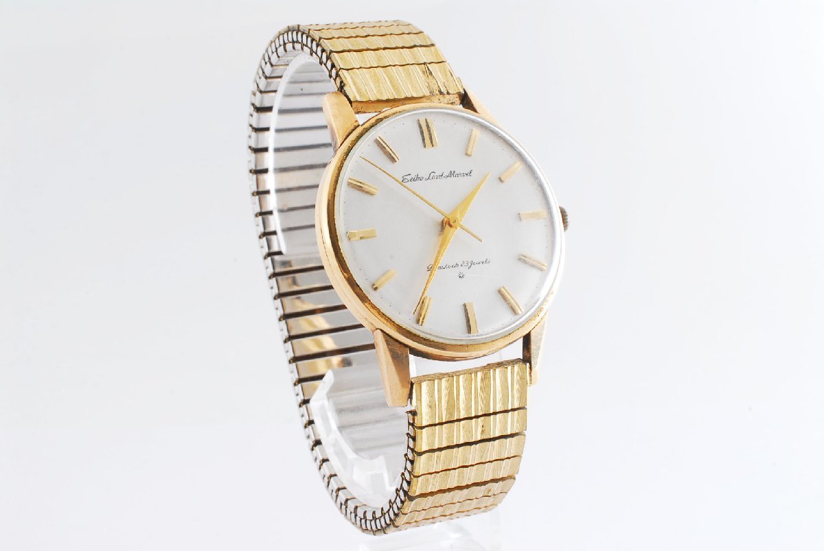 セイコー ロードマーベル 手巻き メンズ ゴールド SEIKO マーベル 