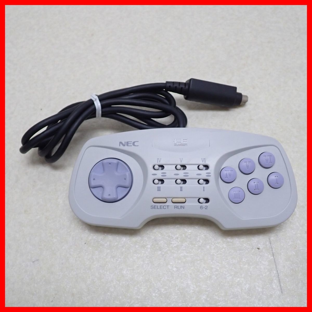 ◇動作品 PCE PCエンジン DUO-RX コントローラ アーケードパッド6 PCE