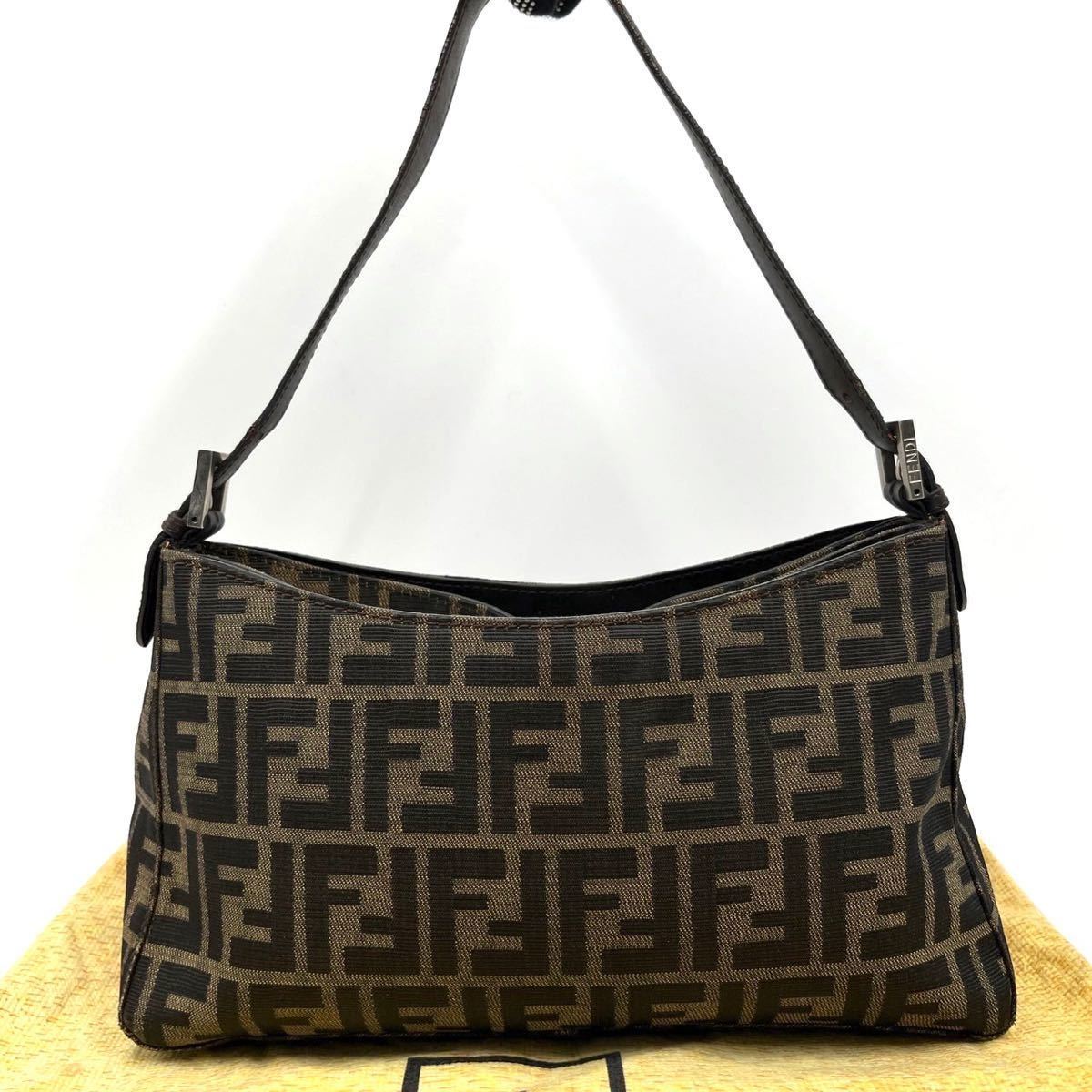 1円 □極上□本物□美品□ FENDI フェンディ パイソン レオパード柄 二 