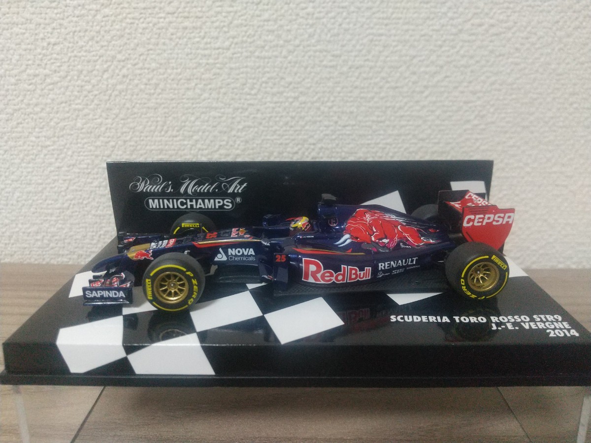 ミニチャンプス 1/43 トロ・ロッソ STR9 J-E・ベルニュ 2014