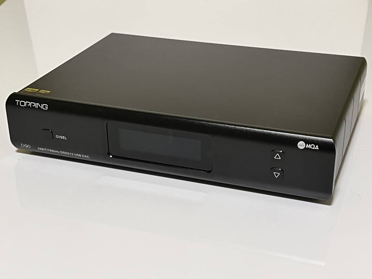 中古　TOPPING D90 MQA対応モデル 旭化成製AK4499採用モデル　２０２０年１０月購入