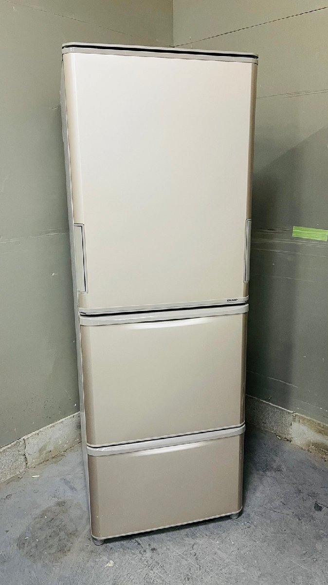 シャープ SHARP ノンフロン冷凍冷蔵庫 SJ-W352D-N 全定格内容積 350L 3