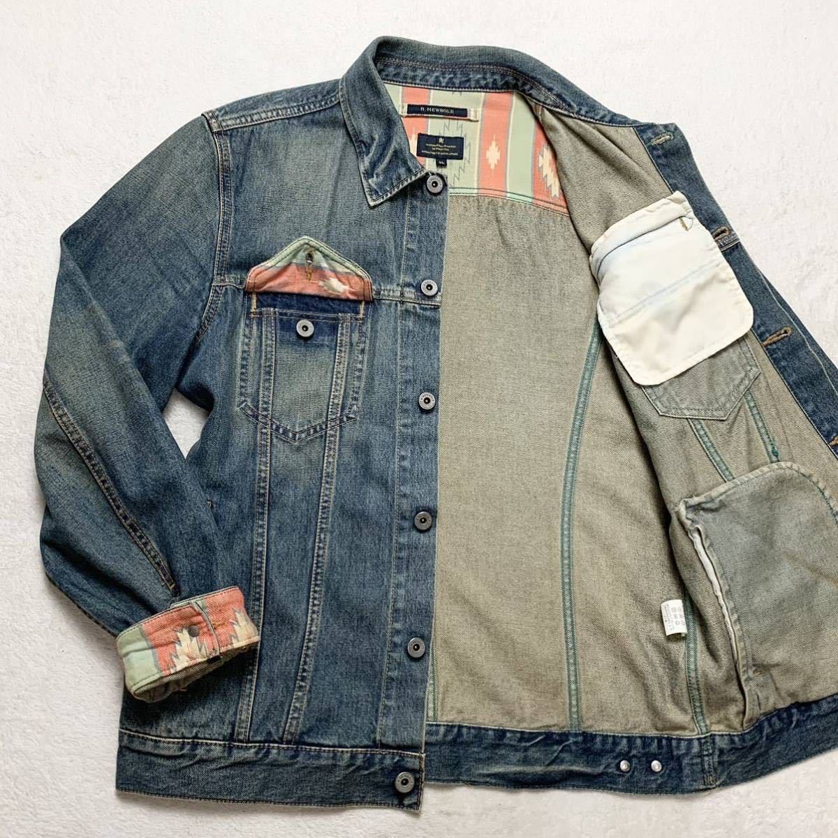 希少XL ポールスミス【圧巻の裏地】Paul Smith デニムジャケット G 