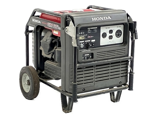 【引取限定】HONDA ホンダ EM55is ガソリン エンジン 発電機 インバーター 中古 直 T7019879
