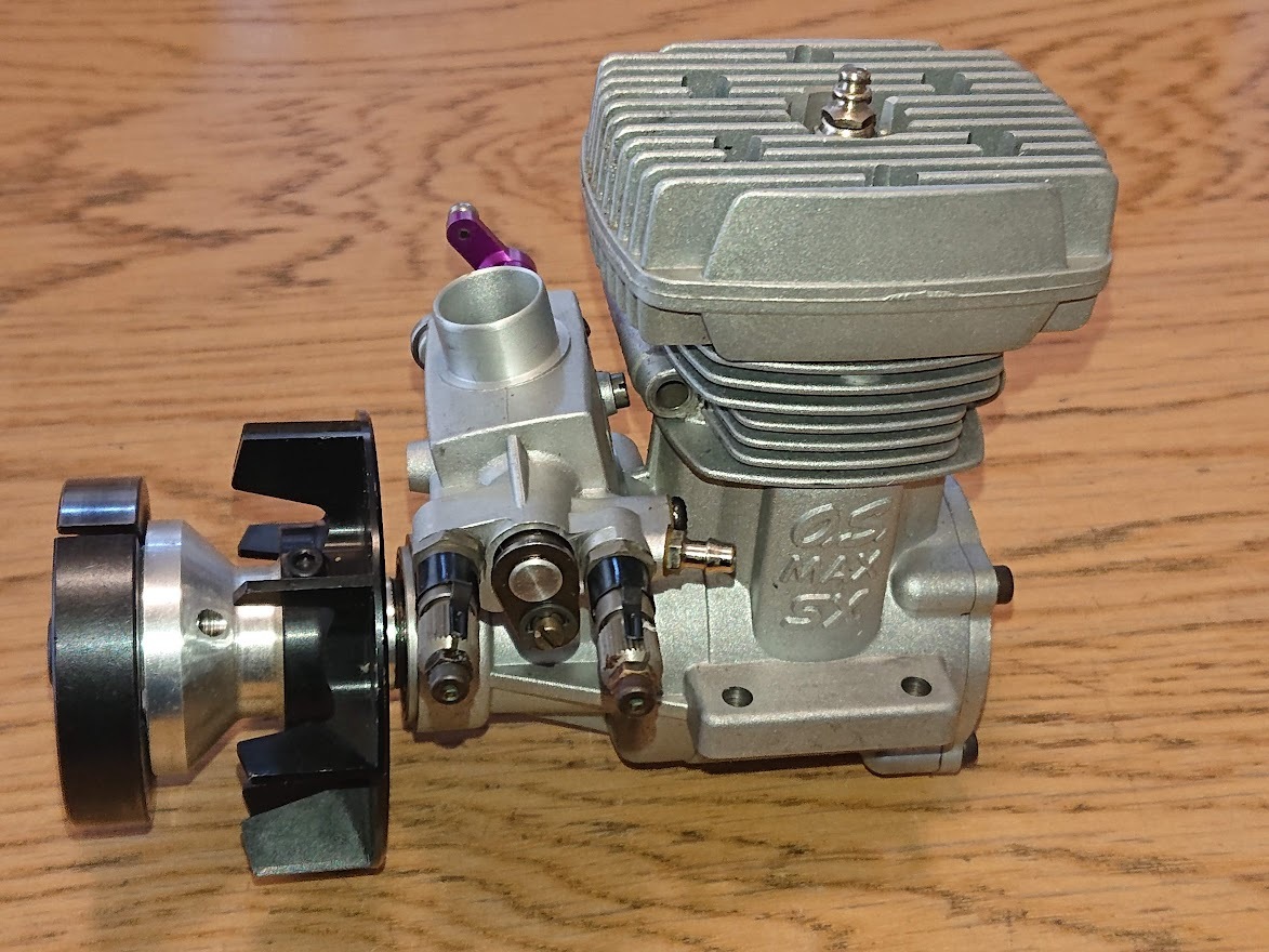 OS，MAX SX-61ヘリコプター用エンジン 中古品