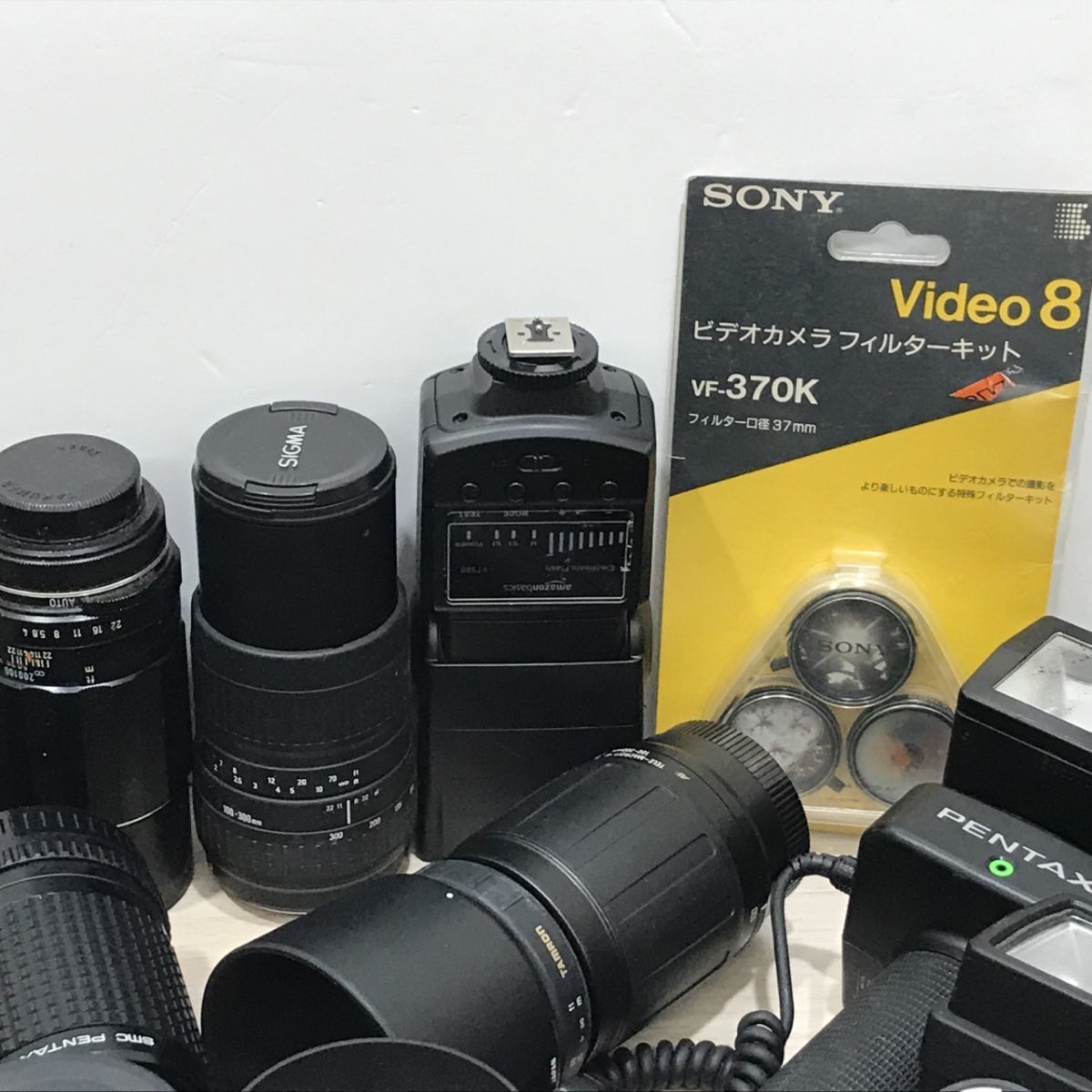 ジャンク品 カメラ周辺機器（レンズ・ストロボ 等） まとめて大量