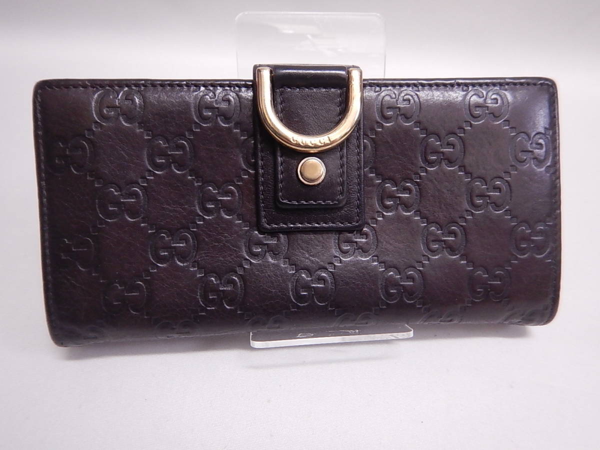 □GUCCIグッチシマ 長財布 ラウンドファスナー GG ラウンドジップ 2 