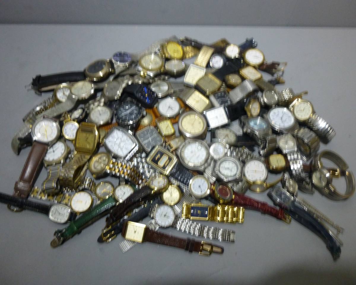 ジャンク セイコー等々 62個 クォーツ 機械式 腕時計 トケイ色々 メンズ レディース 山売