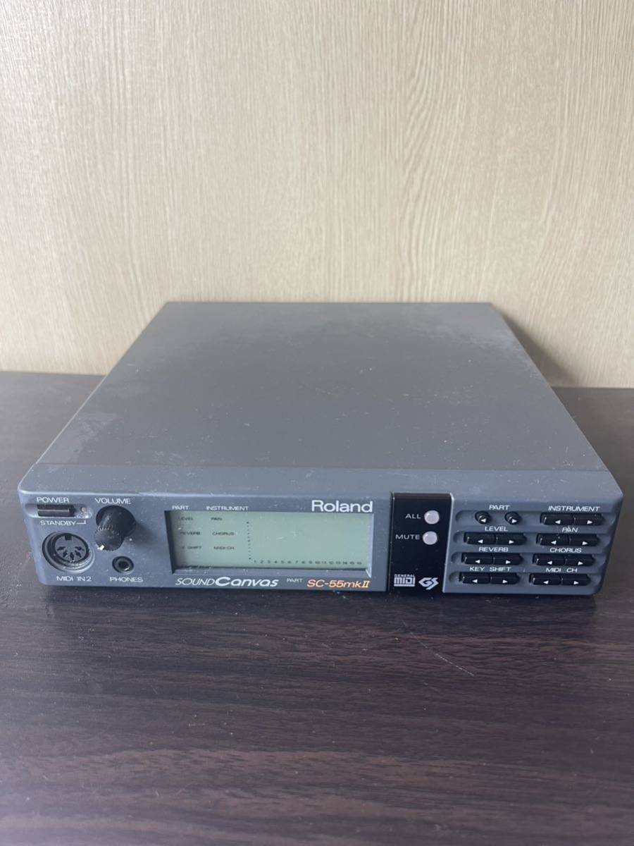 ジャンク Roland ローランド SOUND CANVAS SC-55mkII(音源モジュール