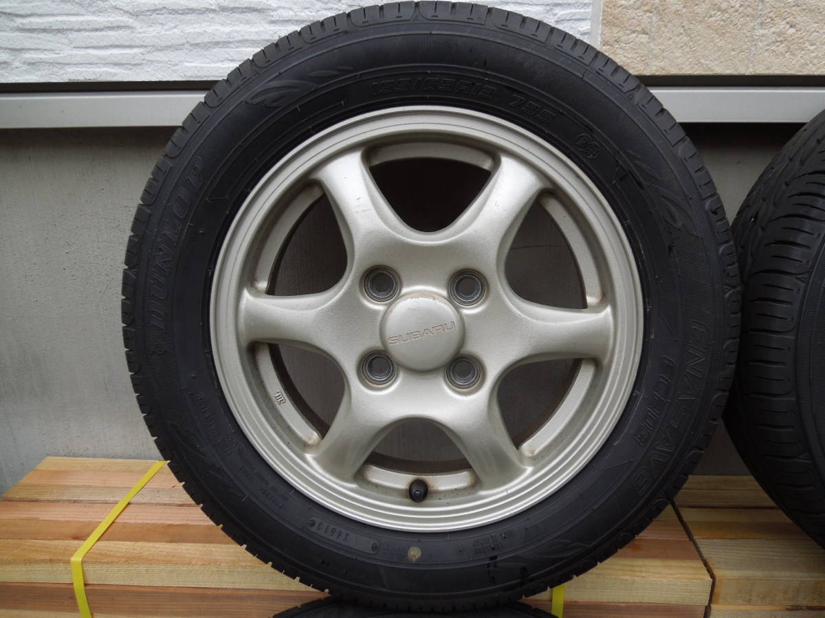 スバル 純正 アルミ 155/65R13 ヴィヴィオ vivio プレオ ステラ 