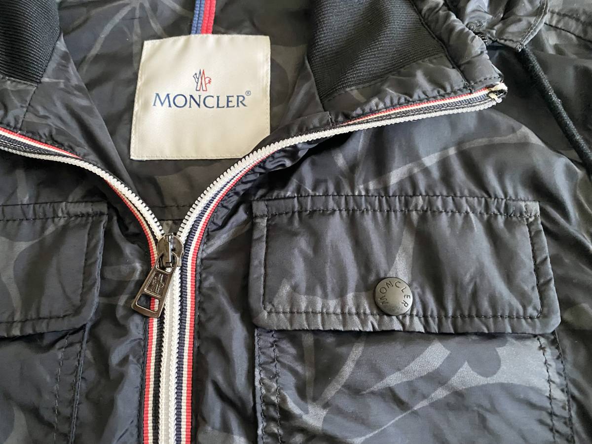 国内正規品 MONCLER LYON ボタニカル ナイロンジャケット 0 (男性用 
