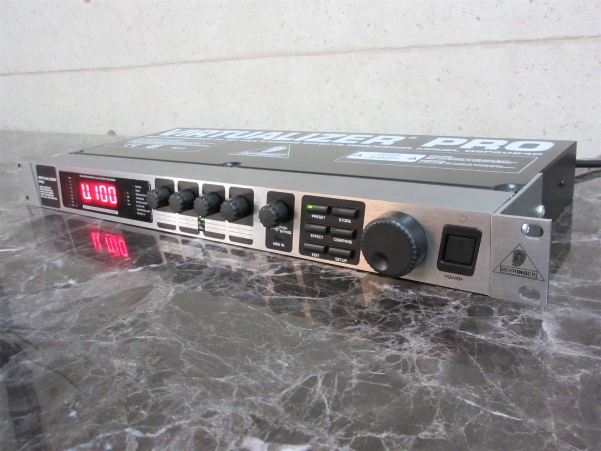 BEHRINGER ベリンガーマルチエフェクター　DSP2024P プロセッサー 良品】BEHRINGER マルチエフェクター DSP2024P ベリンガー VIRTUALIZER