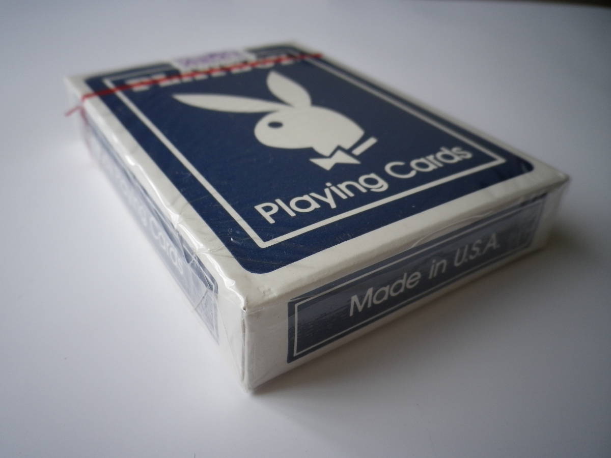 『PLAYBOY Playing Cards / Made in U.S.A.』（紺） Playboy Playing